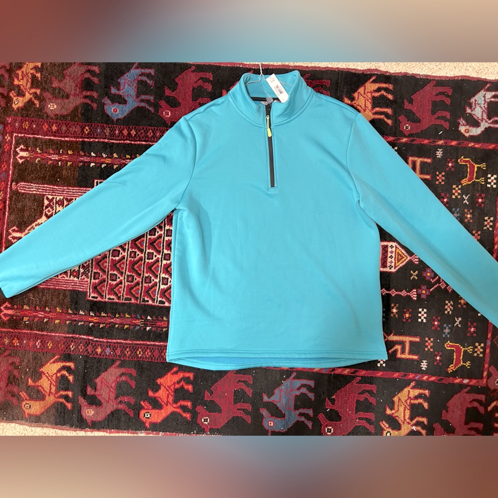 Brand New- Large Joe Fresh Active Fleece-Lined  Zip-Up Sweater